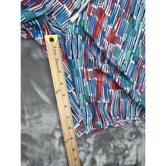 Johnnie-O Swim Trunks XL Amelia Laguna Blue Red Board Shorts Drawstring Beach - Picture 8 of 11